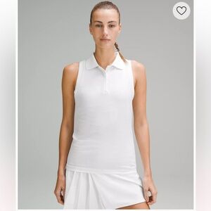 Lululemon NWT swiftly tech sleeves polo tank top size 8